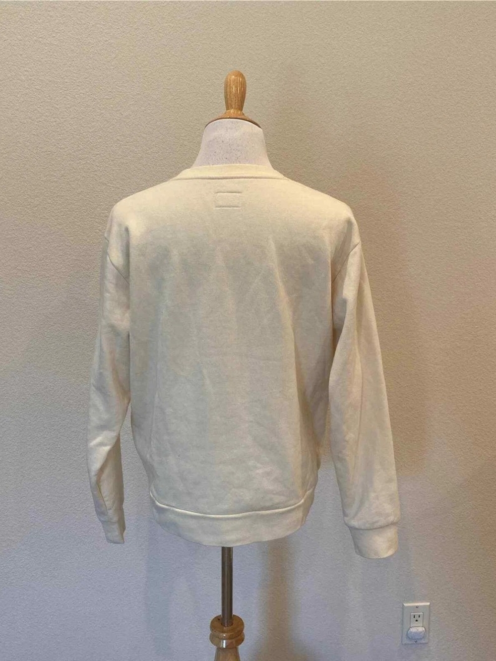 Hurley Cream Graphic Pullover Crewneck Sweatshirt - Picture 3 of 4